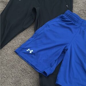 Under Armour Boys Pant and Short Lot Size M